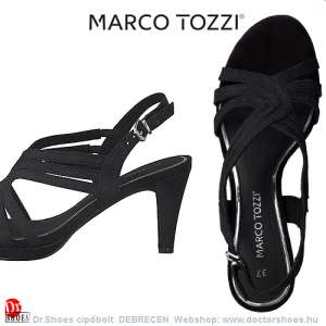 Marco Tozzi EKLET csillám black | DoctorShoes.hu