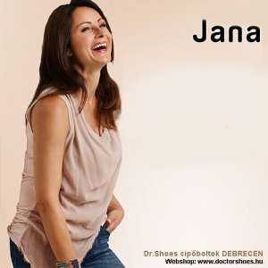 JANA Revon lakk fekete | DoctorShoes.hu