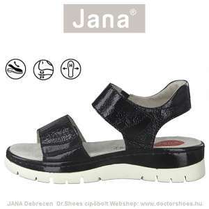 JANA Revon lakk fekete | DoctorShoes.hu