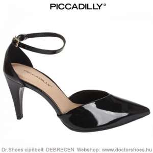 PICCADILLY Genova black lakk | DoctorShoes.hu