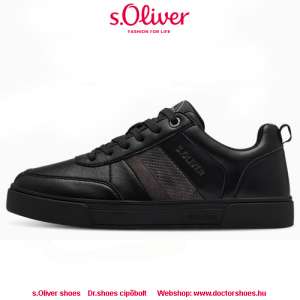 s.Oliver Sony black | DoctorShoes.hu